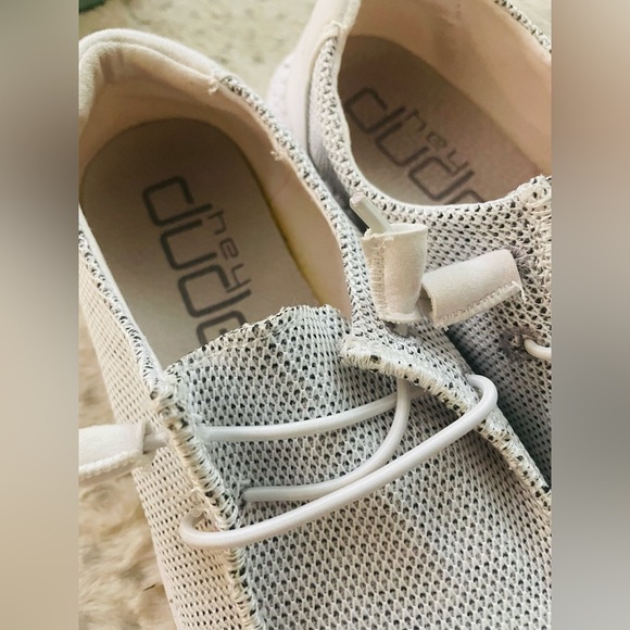 Hey Dude Wendy Sox Women's Casual Shoes, Stone White, Women's Size 6 - Picture 9 of 9